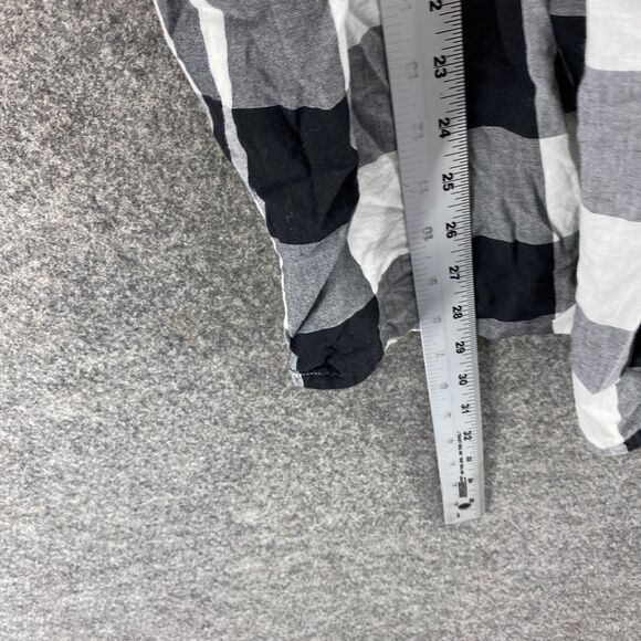 Victoria's Secret Dress Women PS Petite Small Black Plaid V-Neck Sheath Short - Picture 8 of 9